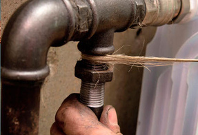 Монтаж чугунных труб