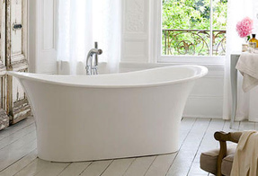 Установка ванны